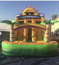 14' Sunshine Double Lane Water Slide #419