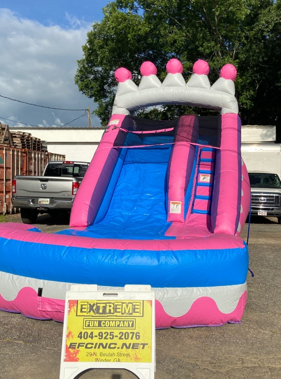 14 ft Pink Purple Waterslide #421