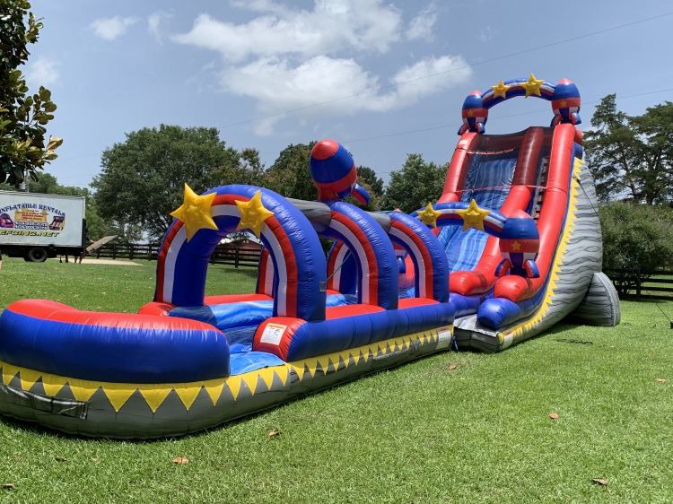 24' Rocket Slide with slip n slide attachment #401/#429