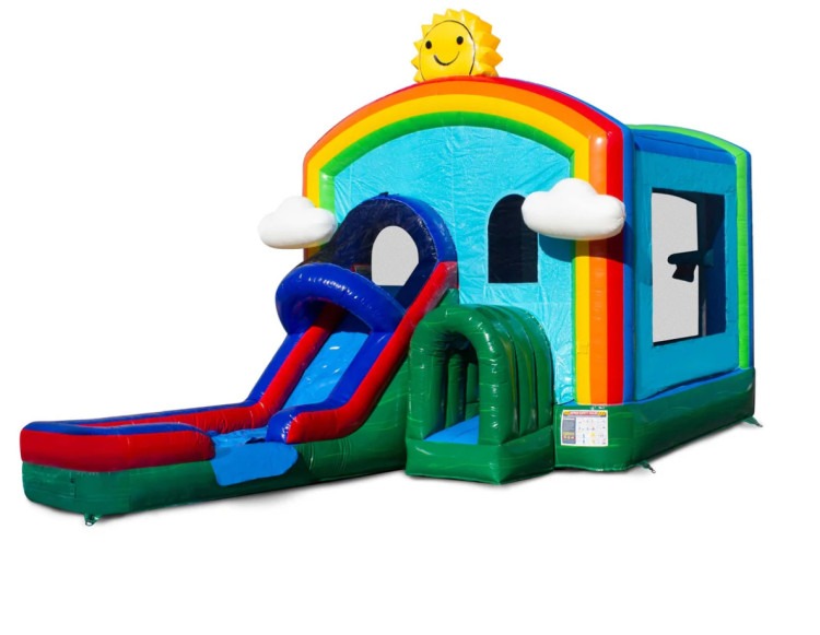 Rainbow Castle with Slide #222