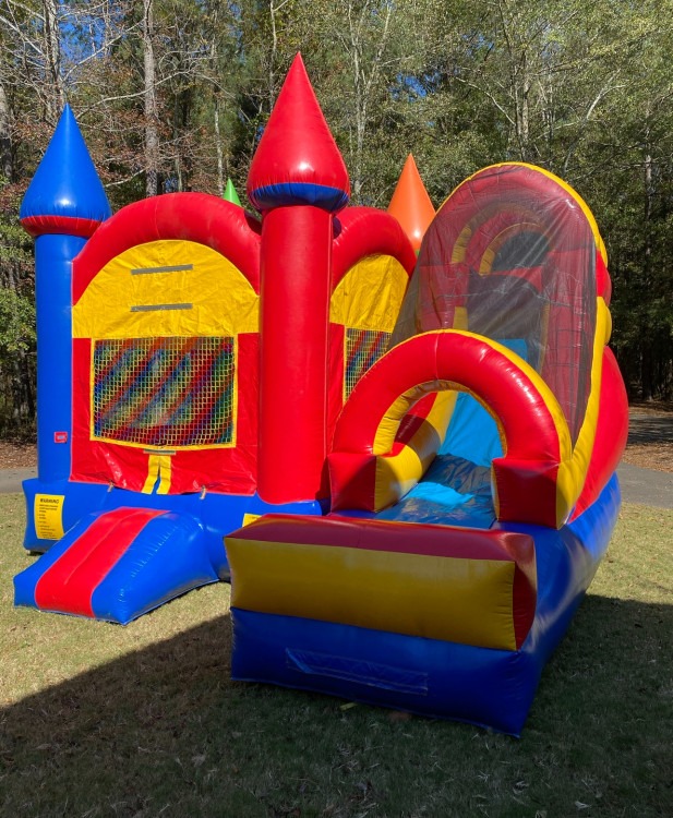 Primary Color Front facing Castle with slide #201A