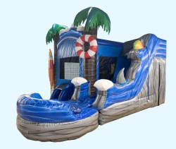 Malibu20Jumpy20with20slide 1736966209 Malibu Splash Obstacle Combo Wet/Dry #225