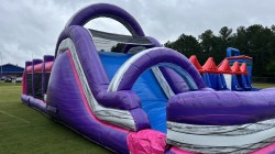 IMG 0032 1763137079 45 Ft Pink & Purple Obstacle/ Slide #510