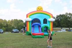 Rainbow Castle with Slide #222