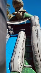 IMG 849420copy 1763054864 Castle With Slide Jurassic Park Orange - #215